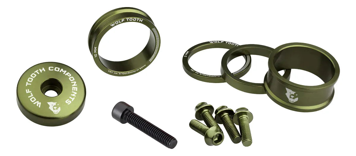 Tapa de dirección con espaciadores Wolftooth