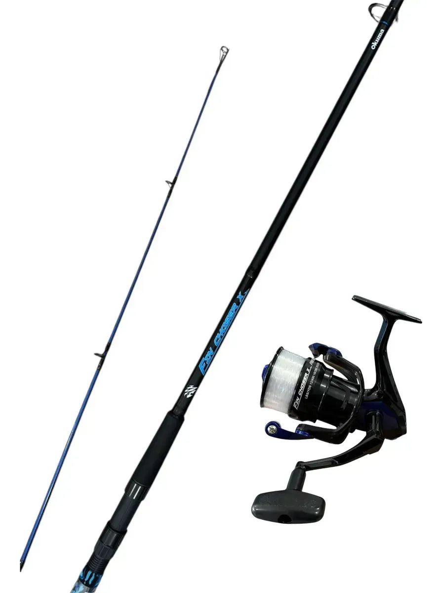 Combo Caña Y Carrete Okuma Fin Chaser X 10' Mh Con Fnx-65