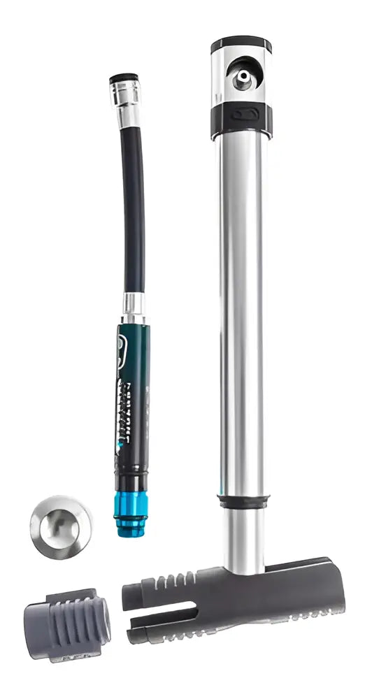 Bomba Crankbrothers Klic Hp Gauge/Co2 Plata Portátil 140psi