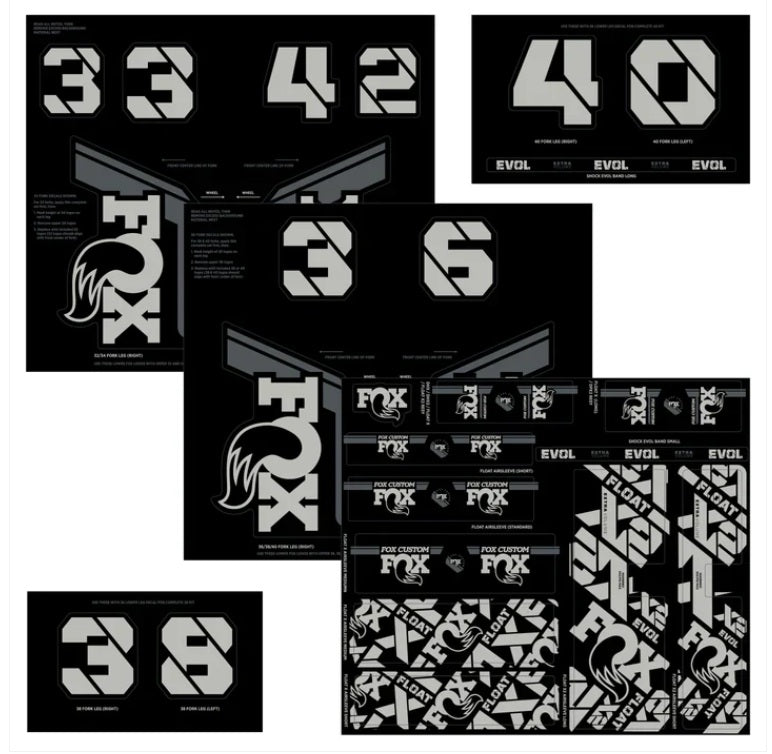 Fox Custom Decal Kit 2021