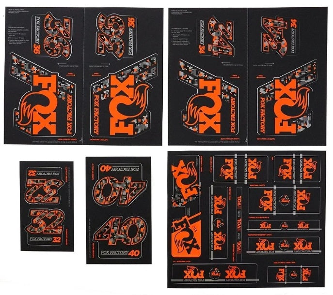 Calcomanías Fox 32, 34, 36 Y 40 Amortiguador Y Horquilla