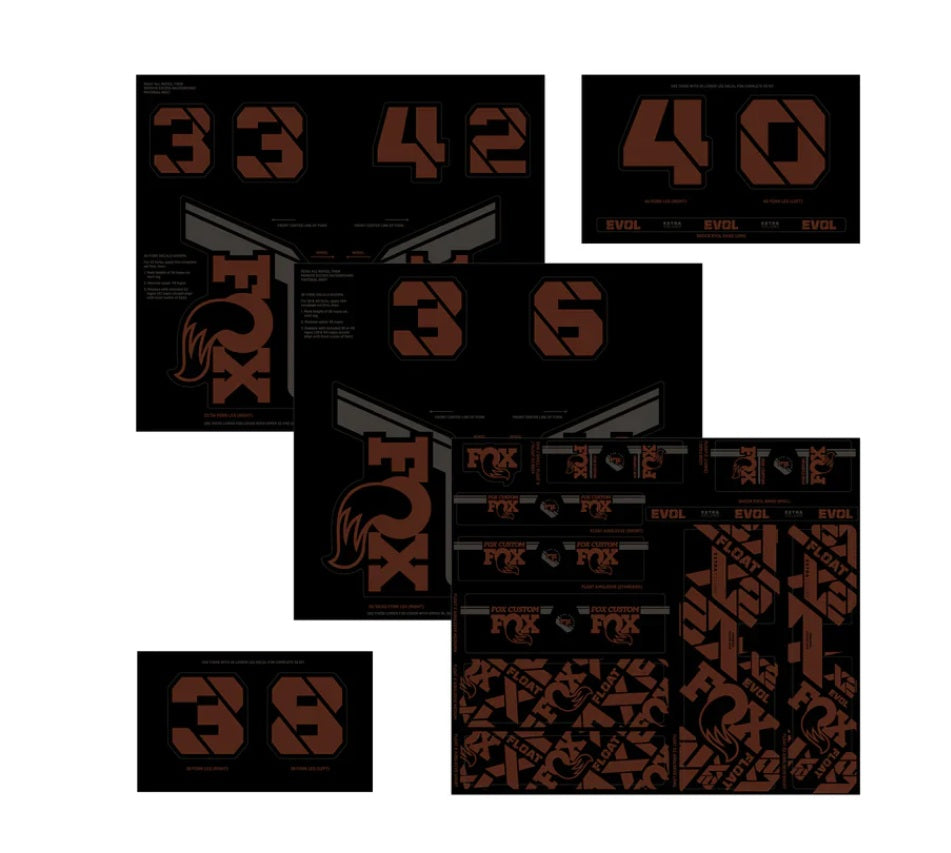 Fox Custom Decal Kit 2021