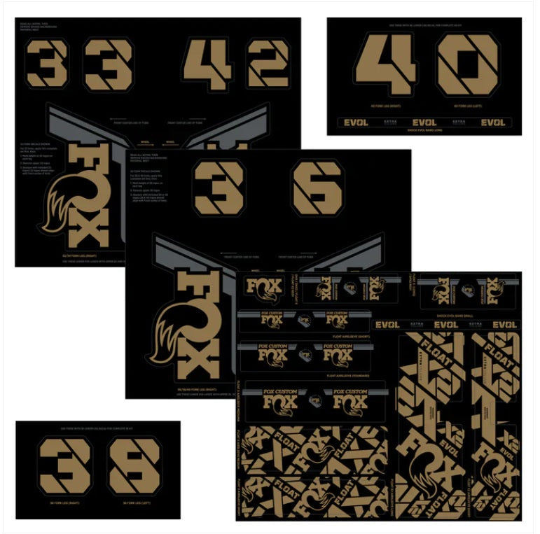 Fox Custom Decal Kit 2021