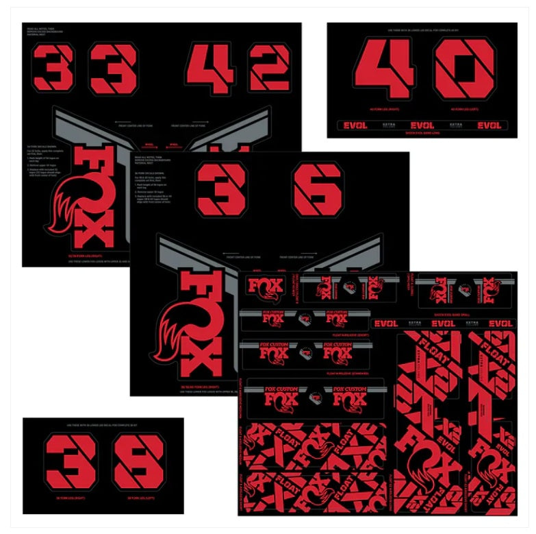 Fox Custom Decal Kit 2021