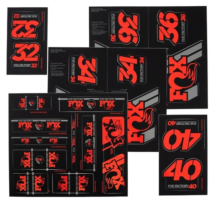 Calcomanías Fox 32, 34, 36 Y 40 Amortiguador Y Horquilla