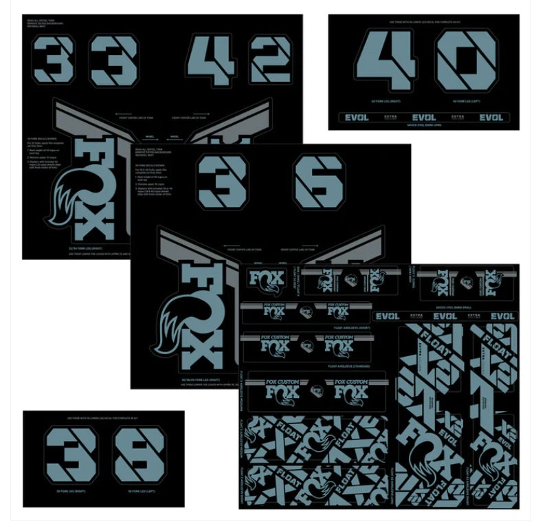 Fox Custom Decal Kit 2021