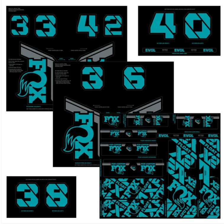 Fox Custom Decal Kit 2021