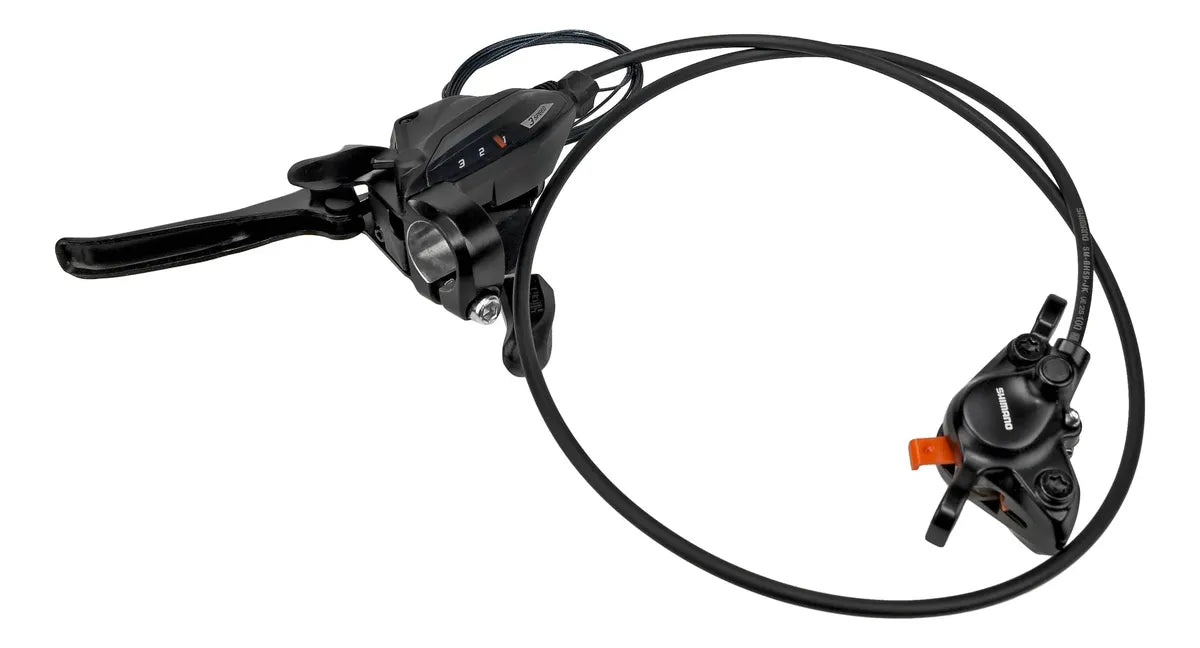 Juego De Frenos Con Mando De Cambios Integrado Shimano Mt200