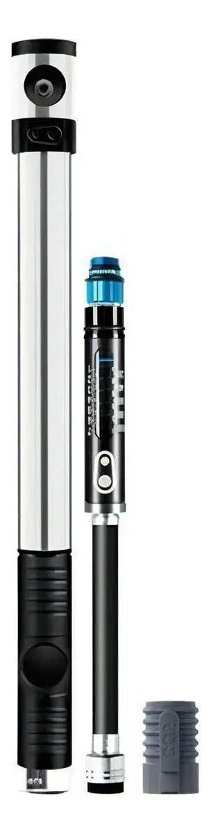 Bomba Crankbrothers Klic Hp Gauge/Co2 Plata Portátil 140psi