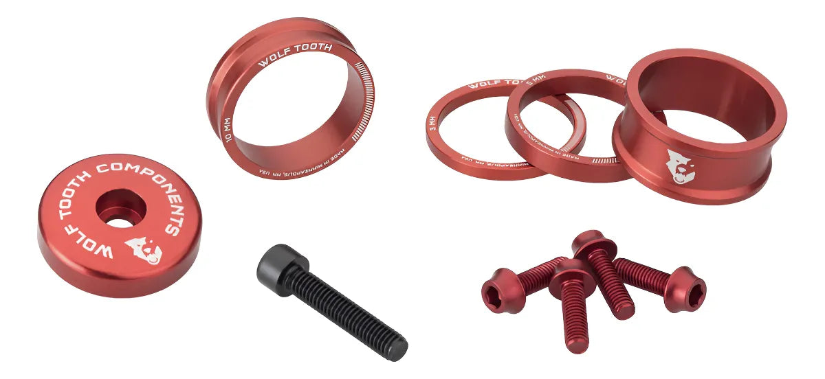 Tapa de dirección con espaciadores Wolftooth