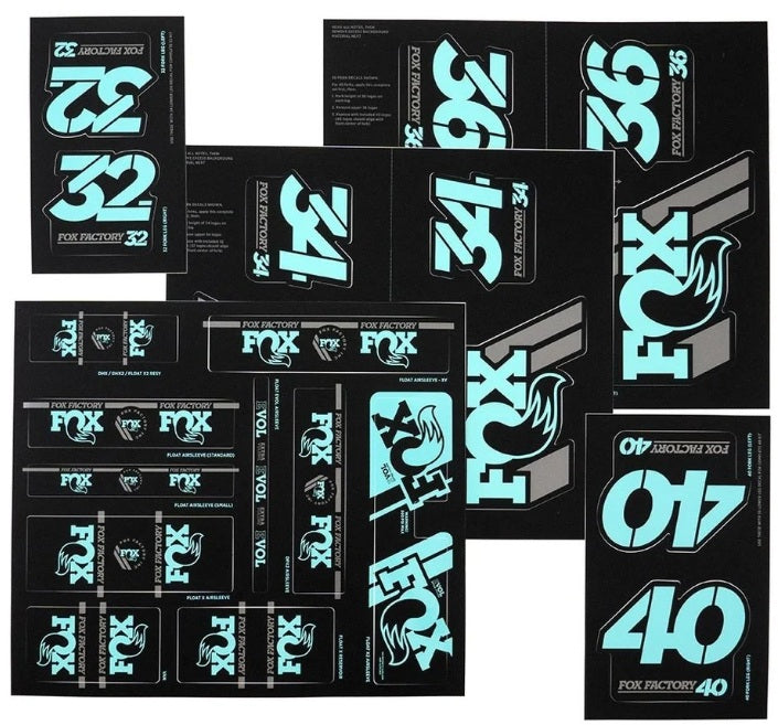 Calcomanías Fox 32, 34, 36 Y 40 Amortiguador Y Horquilla