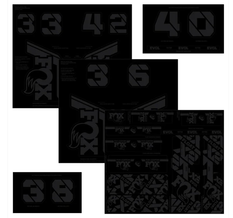 Fox Custom Decal Kit 2021