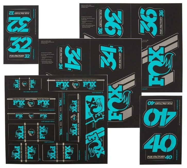 Calcomanías Fox 32, 34, 36 Y 40 Amortiguador Y Horquilla