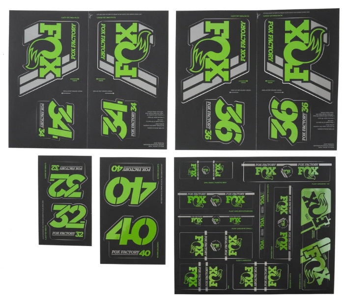 Calcomanías Fox 32, 34, 36 Y 40 Amortiguador Y Horquilla
